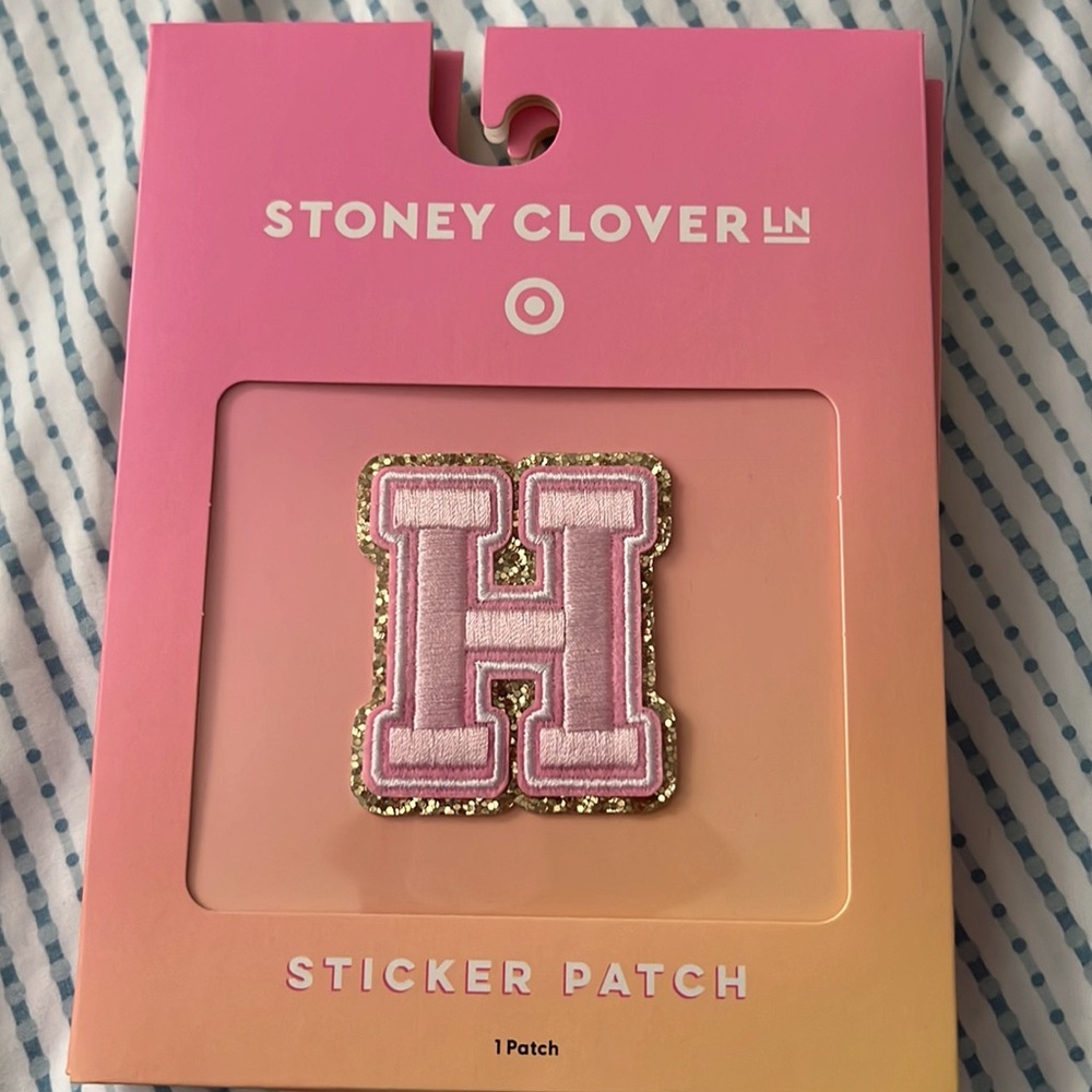 Brand New Stoney Clover Lane x Target sticker patch. Variety. J, H & Heart
